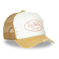 Casquettes Von Dutch Beige/Blanche