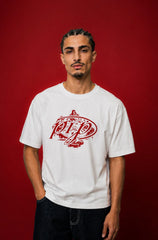 T-shirt Purple Place Blanc Ace Logo