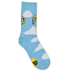 Chaussettes Bleu Cartoon Clouds - The Simpaired