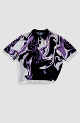 T-shirt Polo Purple Place lanc Noir Violet