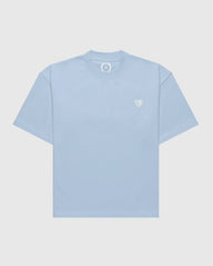 Face t-shirt oversize Noclout bleu ciel petit logo poitrine