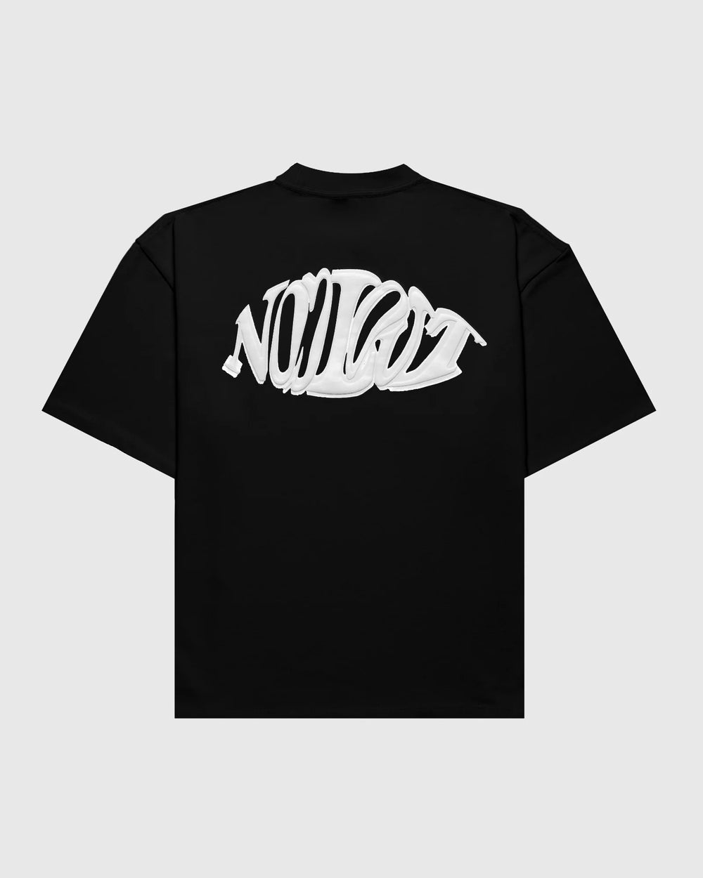 Dos t-shirt oversize Noclout noir grand logo blanc streetwear
