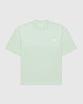 Face t-shirt oversize Noclout vert menthe petit logo poitrine blanc