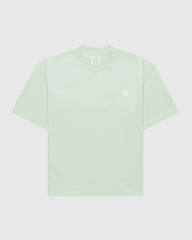 Face t-shirt oversize Noclout vert menthe petit logo poitrine blanc