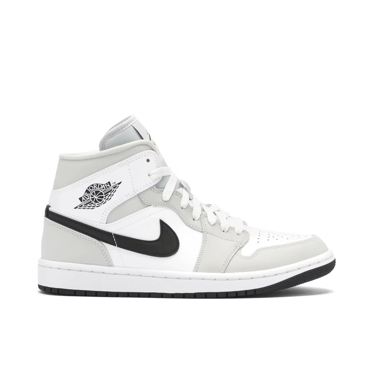 Jordan 1 Mid Light Smoke Grey