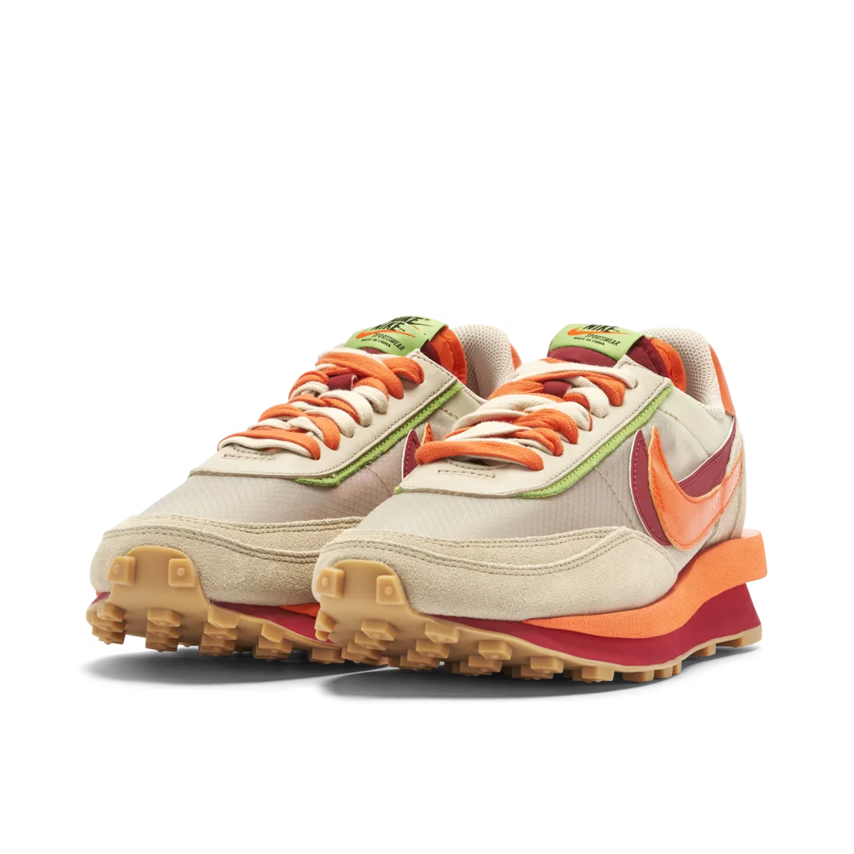 Nike X Sacai Ld Waffle Clot Orange