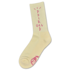 Chaussettes Jaune Cream Trav