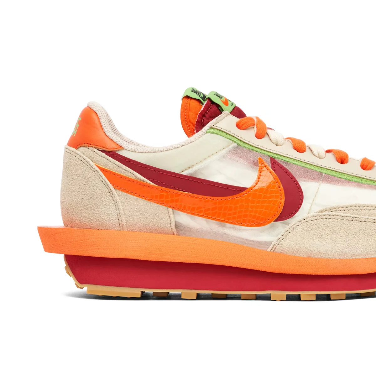 Nike X Sacai Ld Waffle Clot Orange