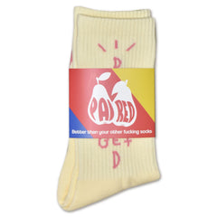 Chaussettes Jaune Cream Trav
