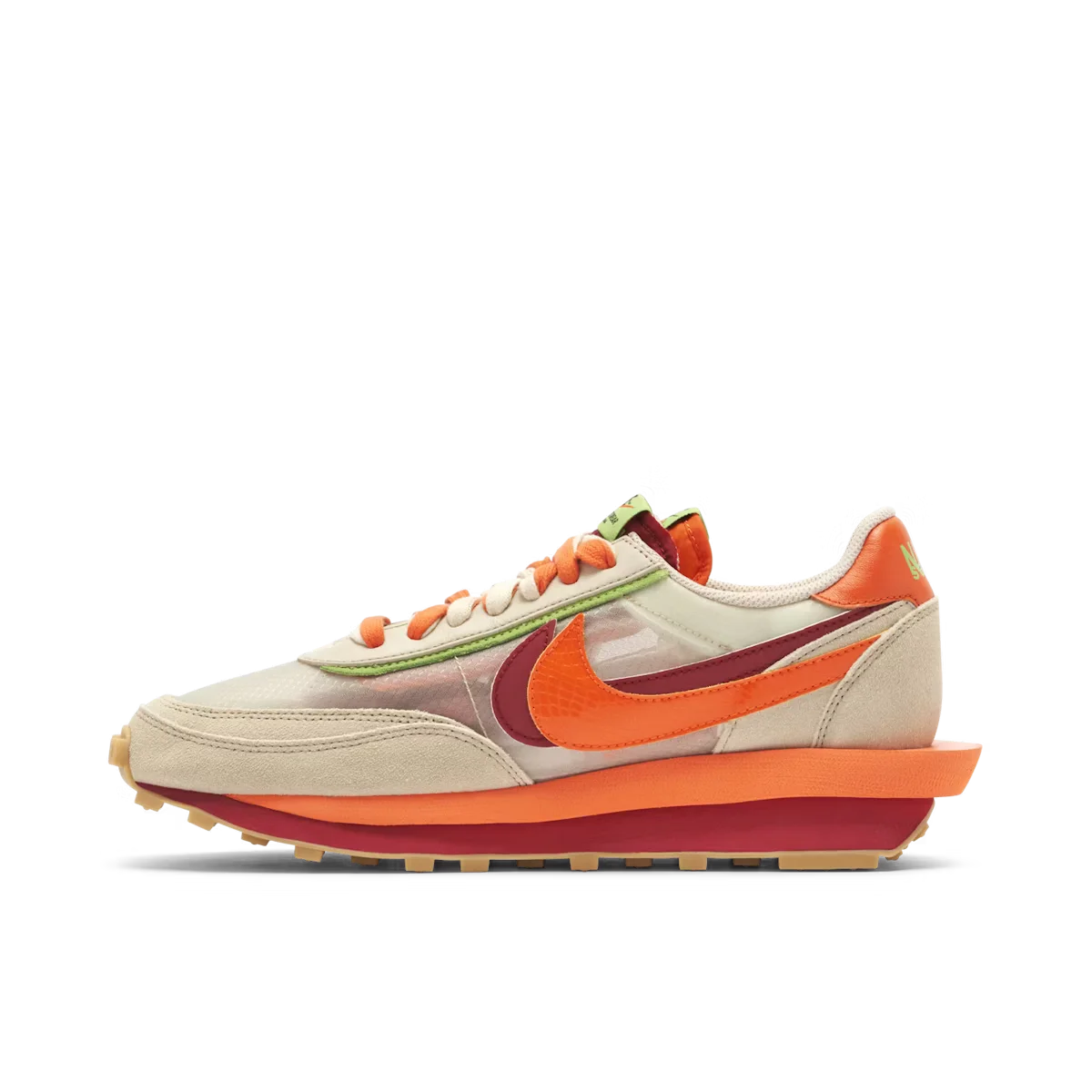 Nike X Sacai Ld Waffle Clot Orange