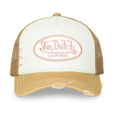 Casquettes Von Dutch Beige/Blanche