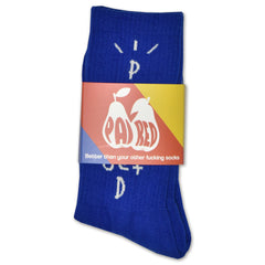 Chaussettes Bleu Trav Frag Blue