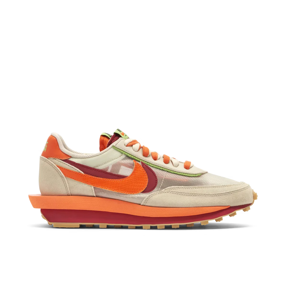 Nike X Sacai Ld Waffle Clot Orange