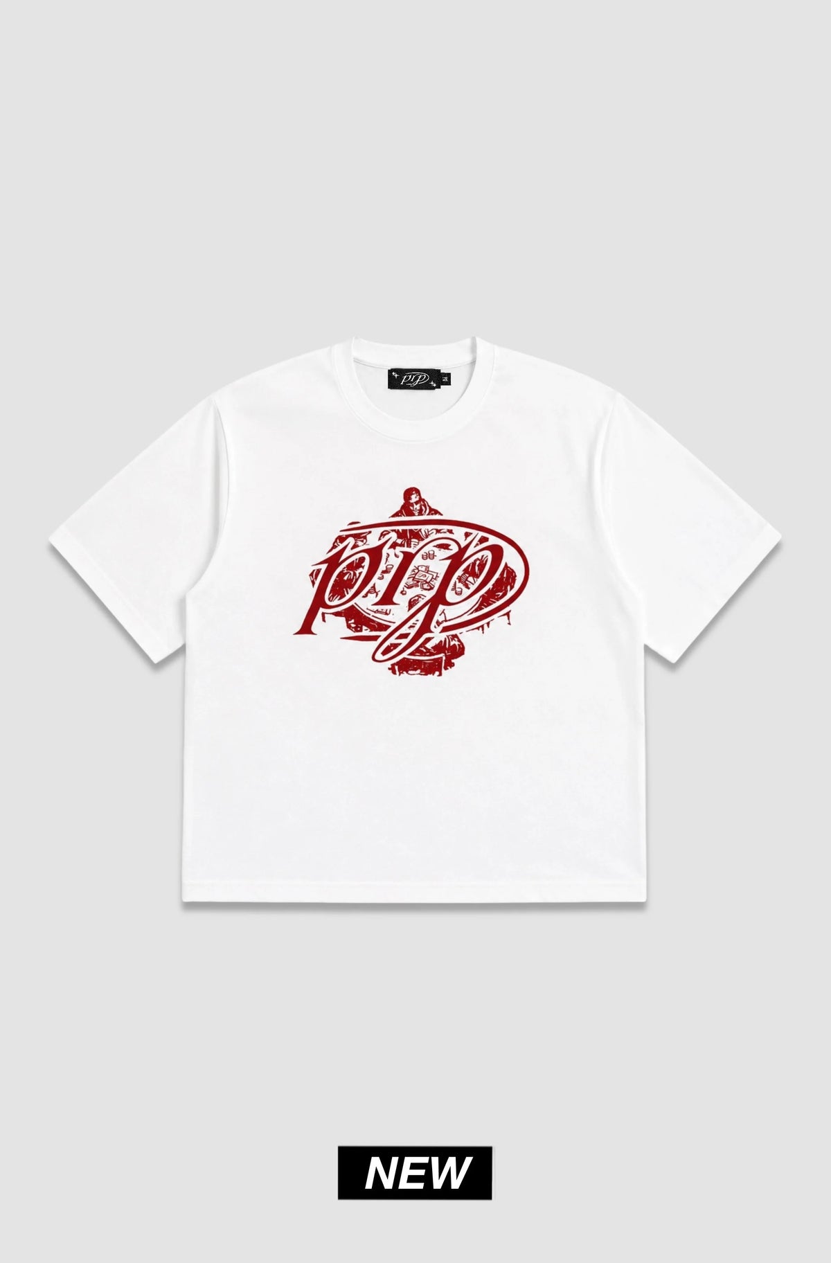 T-shirt Purple Place Blanc Ace Logo
