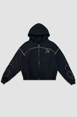 Zip Purple Place Aura Black