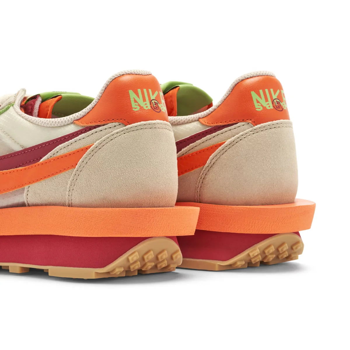 Nike X Sacai Ld Waffle Clot Orange